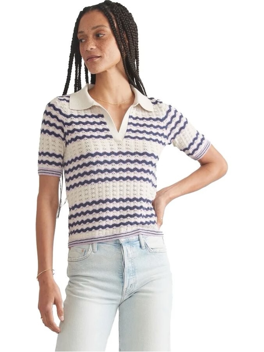 Marine Layer Spencer Polo Sweater